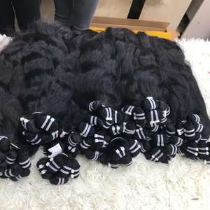 ช่อผมมนุษย์แบบคู่สำหรับต่อผมลอนแบบเวียดนามคลื่น100% ธรรมชาติไม่ผ่านการแปรรูปผม VQ 100gr เบลล่า - Product Image 4