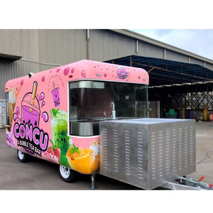 Tekerlekler ile yeni 304 paslanmaz seyyar gıda tezgahı dükkanı sıcak köpekler gıda tekerlekler ile kahve dondurma gıda ile tekerlekler tam mutfak - Product Image 1