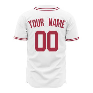 Camiseta de Béisbol de Alta Calidad 2026 para Hombre y Mujer, Liga de Béisbol, Cosida, Talla Personalizada, Transpirable, Cuello en V, Impresión Personalizada 100% - Product Image 2