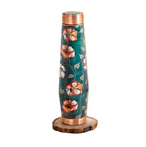 Industry Trennding Kitchenware Decorative Juice and <b>Drinks</b> Storage <b>Copper</b> <b>Bottle</b> Health Benefits Pure <b>Copper</b> Metal Water <b>Bottle</b> - Product Image 1