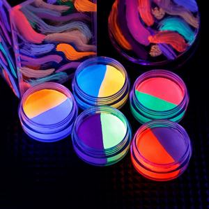 10G Eau-Aivated Arc-En-Ciel Néon Split Gâteau <span class=keywords><strong>Visage</strong></span> Peinture Corps Sûr Peinture <span class=keywords><strong>Maquillage</strong></span> pour Enfants Halloween <span class=keywords><strong>Carnaval</strong></span> Pâques Festivals - Product Image 5