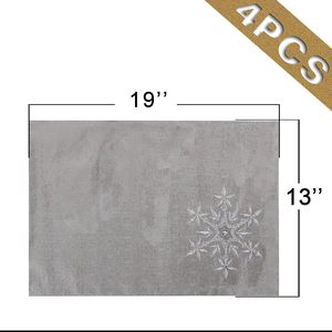 Tapis napperons cuisine napperon caboteur coton lin broderie Pad plat tasse à café tapis de Table décor à la maison OEM - Product Image 4