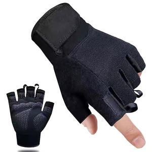 Venta al por mayor personalizado medio dedo deportes gimnasio guantes estilo caliente para hombres y mujeres antideslizante Fitness ciclismo guantes - Product Image 5
