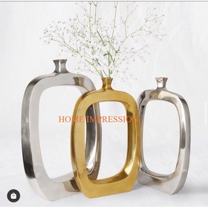 Vases à fleurs en acier poli miroir brillant design papillon Décoration de table de mariage Vase à fleurs et pots à vendre - Product Image 6