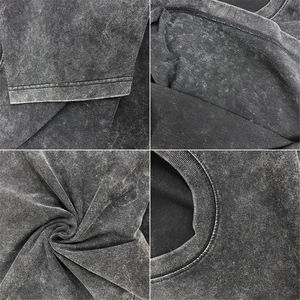 T-shirt Homme Oversize Uni à Manches Courtes en Coton 220 g/m² Imprimé Sérigraphié Respirant Écologique Décontracté - Product Image 5