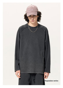 T-shirt da uomo in maglia tinta unita, vestibilità ampia, taglie <span class=keywords><strong>M</strong></span>/<span class=keywords><strong>L</strong></span>/XL/XXL, 100% cotone, girocollo, stile casual, opzioni taglie forti - Vendita all'ingrosso - Product Image 2