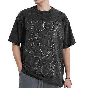 Camiseta vintage de lavado ácido para hombre con estampado de pantalla Boxy Fit de talla grande todas las formas disponibles en BD - Product Image 4