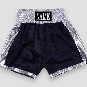 OEM 2025 personalizado liso satén MMA pantalón tailandés pantalones cortos de boxeo para hombres mujeres niños Kickboxing Jiu Jitsu Kimono niños Kickboxing Shorts - Product Image 3