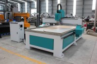 Machine de fraisage CNC pour bois 1325 à prix d'usine avec moteur pas à pas et servo, table à vide à rainures en T en option pour meubles en bois