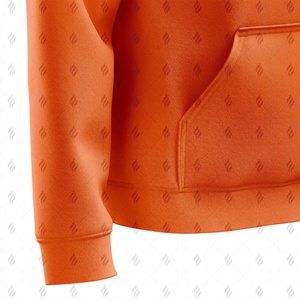 Sudadera con Capucha Extra Grande para Hombre, 100% Algodón, 350 g/m², Tejido de Punto, Color Liso Teñido, Largo Regular, Ropa Casual de Invierno - Product Image 6