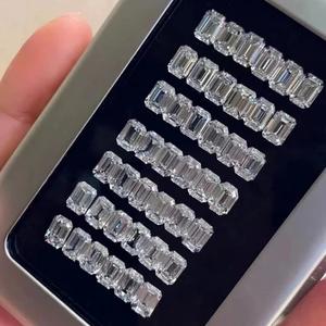 Diamant de laboratoire de taille émeraude de 1 carat, finition visuelle élevée, couleur D, pureté VVS, pour bagues de créateur - Product Image 3