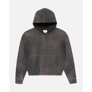 Sweat à capuche pour homme, tendance, bleu délavé à l'acide, ample, manches longues, sweat à capuche pour homme - Product Image 5