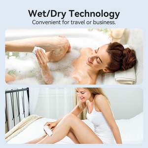 Tondeuse bikini sans fil pour femme, rasoir électrique de voyage, lame flottante douce et indolore, étanche IPX5, pour l'hygiène intime et le corps - Product Image 6