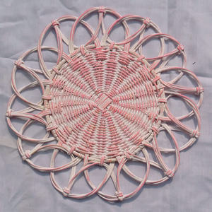 Wholesale Cheap Price <b>Rattan</b> <b>Placemat</b> White, Pink, Green and Natural Color - Product Image 5