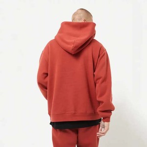 เสื้อฮู้ดดี้โอเวอร์ไซส์ผ้าฝ้ายฟลีซ 100% ปรับแต่งได้ สำหรับผู้ชายและผู้หญิง ขายส่ง เสื้อผ้าลำลองแบบเรียบง่ายสำหรับฤดูหนาว ปักลายได้ ระบายอากาศดี มีซิป - Product Image 2