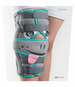 Attelle d'immobilisation du genou avec structure de stabilisation robuste, sangles réglables et doublure rembourrée confortable pour un ajustement sécurisé - Product Image 3