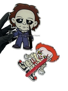 Best Quality Sustainable Acrylic Halloween Doll <b>Lash</b> Tile With Magnet For Eyelash Extension Tweezers Custom <b>Lash</b> Tiles Available - Product Image 5