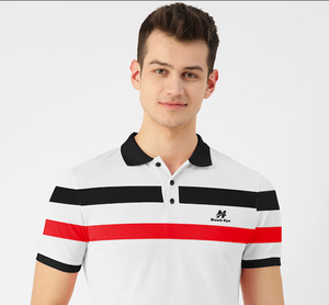 เสื้อโปโลสำหรับผู้ชายเสื้อโปโลผ้าไนลอนสแปนเด็กซ์ปกเสื้อโลโก้ออกแบบได้ตามต้องการ - Product Image 5