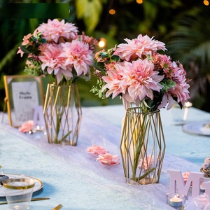 Bougeoir en fer de couleur dorée en gros fait à la main pour les fêtes d'anniversaire et les mariages exportateur indien - Product Image 2