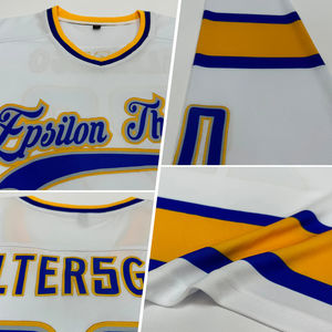 Tontons Custom Youth Hockey Jersey 100% poliéster transpirable deportes camiseta para Club fútbol 200 gramos tela peso - Product Image 6
