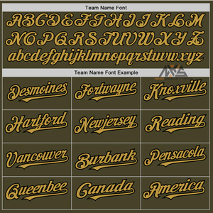 Camiseta de sóftbol unisex de dos botones con saludo de Oro viejo a rayas negra Oliva personalizada-Crea tu propia ropa de equipo - Product Image 5