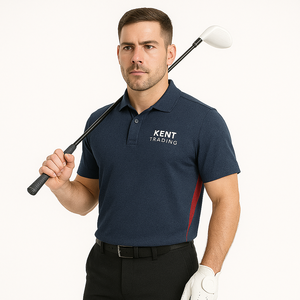 Polo de golf à coupe sèche sublimé personnalisé polyester respirant évacuation de l'humidité vêtements de performance pour hommes fournisseur OEM de vêtements de sport - Product Image 3