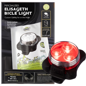 Set Luci per Bicicletta Elisabeth Personalizzato, Accessori su Misura per la Sicurezza su Strada - Product Image 3