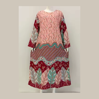 Mujeres sin mangas hasta el suelo modesto noche/Formal Abaya vestido cereza. Material de rayón 100% suave y suave para actividades diarias