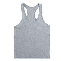 Camiseta sin Mangas para Hombre 100% Algodón Orgánico, para Gimnasio, Secado Rápido, Diseño Personalizado, Tejido Transpirable, Casual, Tallas Grandes, Lavado Ecológico