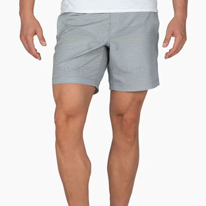 Pantalones cortos de fitness estilo callejero hechos a medida con logotipo Patrón sólido Cintura media-El mejor precio Servicio OEM disponible para la venta en línea - Product Image 1