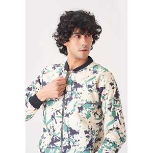 Chándal Hombre Negro Verde Beige Camo - Product Image 1