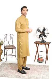 Costume Kameez / Kurta Shalwar décontracté pour homme, taille plus, en coton respirant - Product Image 6