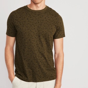 T-shirt pour homme imprimé sur mesure de qualité supérieure exclusive T-shirt surdimensionné à manches courtes avec broderie en soie de BD - Product Image 6