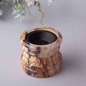 Quemador de Incienso de Bambú y Acrílico de Estilo Árabe Ecológico Premium, Madhkan, Fragancia Aromática para el Hogar, Aromaterapia, Religioso, Ramadán - Product Image 2