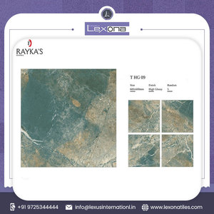 Azulejos de porcelana de cerámica esmaltada de mármol de 600x600mm de calidad superior para uso interior del piso de la sala de estar - Product Image 6