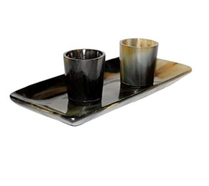 Verres en corne de buffle faits à la main, écologiques, à la vente, design unique, forme moderne, verre à boire pour hôtel, restaurant - Product Image 3