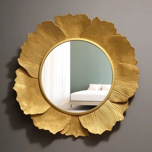 Wall <b>Mirror</b> Home Decor Design Indoor Leave Design Classic And Modern Decor <b>Mirror</b> Multiple Finishing Designs - Product Image 5