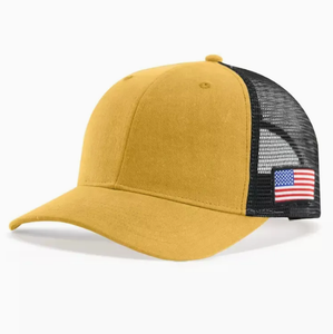 Ropa deportiva 6 Premium Panel Trucker Sports Hats 6Panel Estructurado Gorras Sombrero Logotipo personalizado Bordado Algodón Sombrero Malla Trucker Hats - Product Image 6