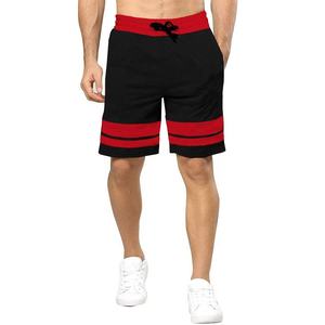 Short de survêtement pour hommes, taille élastique, cordon de serrage, Fitness, Jogging, Short de longueur 3/4, Short d'été décontracté avec poches latérales - Product Image 4