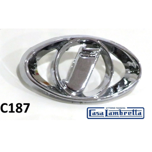 Emblema ovalado para el capó 'i' para Lambretta DL/GP + J50 Special + Lui/Vega/Cometa - Product Image 1