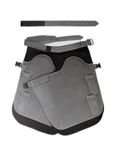 Vente en gros de tabliers de maréchal-ferrant professionnels en cuir tablier de protection personnalisé durable pour forgeron vêtements de travail - Product Image 3