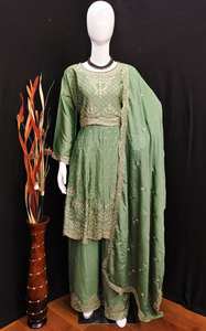 ชุดสูทผ้าชิฟฟ่อนคุณภาพดีสินค้ามาใหม่สไตล์ปาร์ตี้พลาสโซดูแมท - Product Image 5