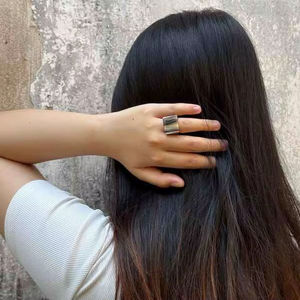 Buffalo Horn <b>Ring</b> Polished Party Ware Jewelry for Wedding Anniversary Hot Sale Color Natural Horn - Product Image 1