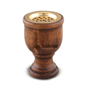 Tradebyd Quemador de madera hecho a mano Bakhoor Soporte de incienso árabe tradicional para Ramadán y regalos - Product Image 2