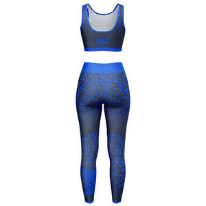 Atlético Fitness Yoga Sets Stretch-Cómodo personalizado Yoga Set Transpirable Yoga Sets Fitness Mujeres 2025 - Product Image 2