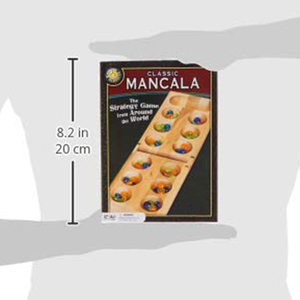 Vamanaguntalu 5-Pit juguete educativo indio tradicional hecho a mano clásico juego de Mancala de madera para todas las edades diversión familiar en interiores - Product Image 3