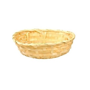 ตะกร้าไม้ไผ่งานแฮนด์เมดสำหรับจัดเก็บในห้องครัวผักผลไม้ปิกนิกเป็นมิตรต่อสิ่งแวดล้อมใช้งานได้อเนกประสงค์แบบดั้งเดิม - Product Image 3