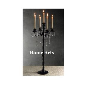 Classic Design Crystal <b>Candelabra</b> With Bestest Quality <b>Candelabra</b> <b>Black</b> Color Iron <b>Candelabra</b> For Best Selling - Product Image 4