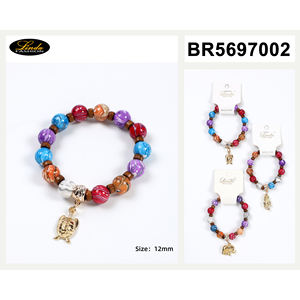 Bracelet manchette Linda Fashion plaqué or, bijou élégant unisexe pour hommes et femmes - Product Image 6