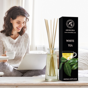 Diffuseur de parfum Aromatika au thé blanc 100 ml avec un parfum subtil et rafraîchissant, parfum d'ambiance longue durée - Product Image 5